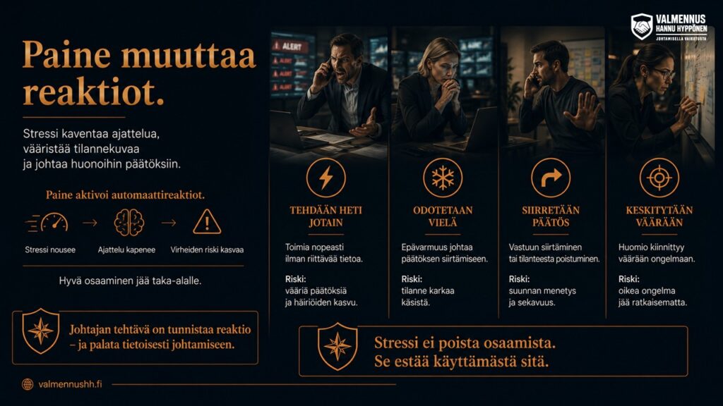 Johda paineessa